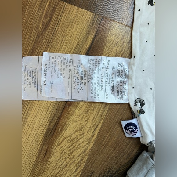 NESTED BEAN Zen Sack premier bamboo sleep sack weighted small 0-6months - Picture 6 of 9